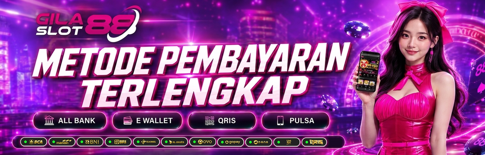 metode pembayaran terlengkap gilaslot88