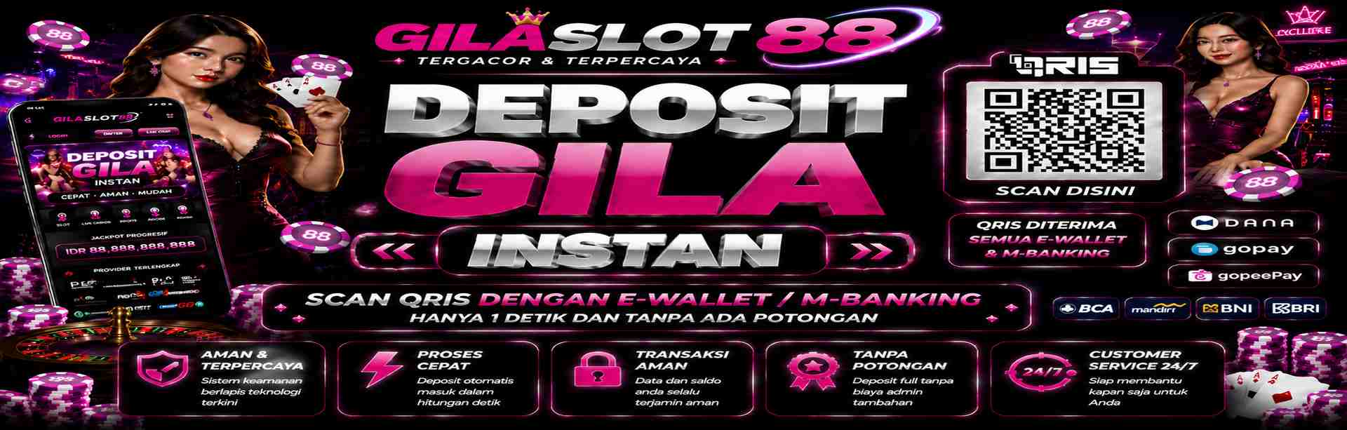 metode pembayaran terlengkap gilaslot88