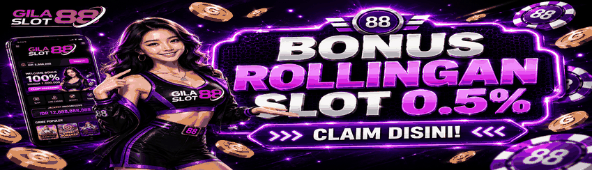 Bonus Rollingan Slot, Tembak ikan, & Poker 0.5%