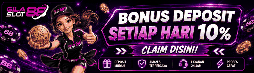 Bonus Deposit Harian Slot 10%
