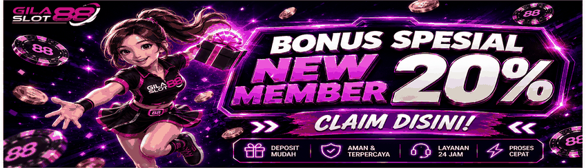 Bonus New Member 20% Slot Game